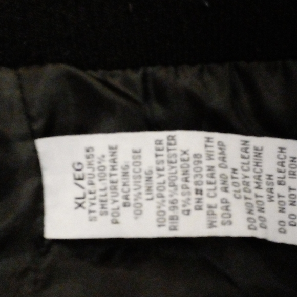 Black leather jacket - Picture 3 of 4